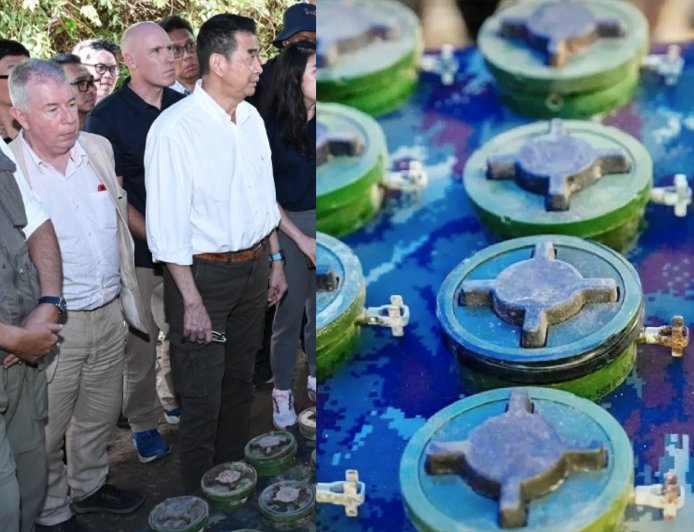 Thailand brought its resident ambassadors to see its deceitful performance in the play accusing Cambodia of laying landmines